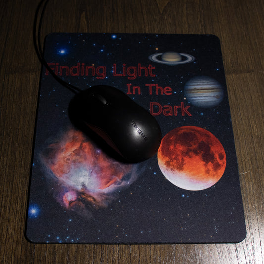 "Finding Light in the Dark" Mouse Pad with Augmented Reality (AR)