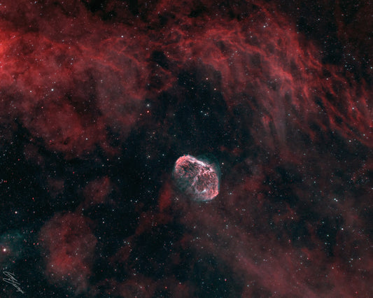Metal Print #3: Crescent Nebula Surrounded by Hidden Gems