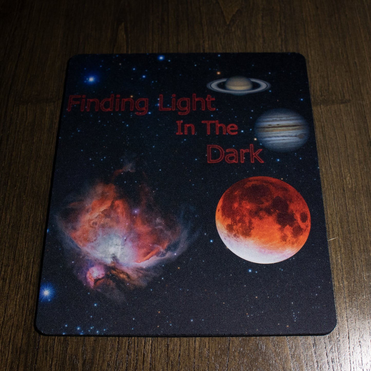 "Finding Light in the Dark" Mouse Pad with Augmented Reality (AR)